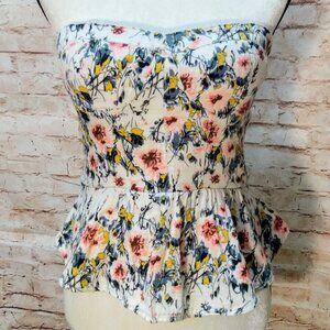 Kimchi Blue Flora Strapless Top w/Flare Bottom Size M 14.00 $  3 L